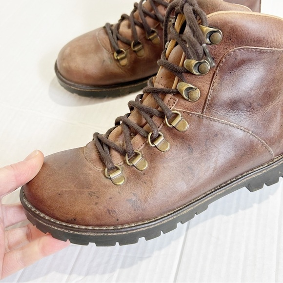 Birkenstock Jackson Boot Natural Nubuck Leather Brown Size 37 E Size 6 or 6.5 N - Picture 3 of 16